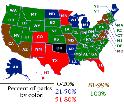 Us Map National Parks